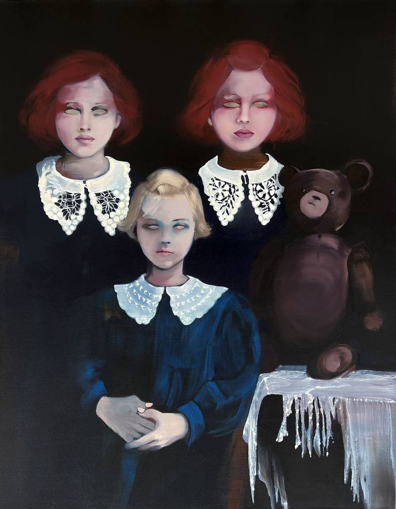 Original Contemporary Portrait Painting by Sylvia Batycka