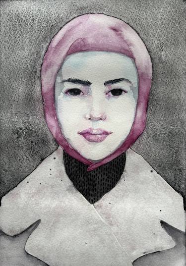 Original Contemporary Portrait Painting by Sylvia Batycka