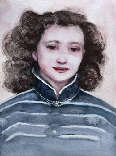 Original Figurative Portrait Painting by Sylvia Batycka