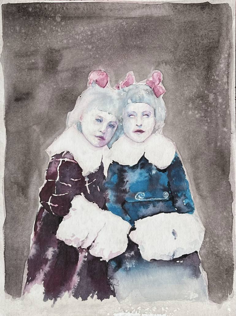 Original Figurative Portrait Paintings by Sylvia Batycka