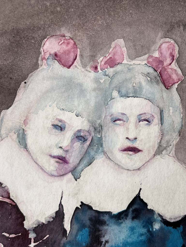 Original Figurative Portrait Painting by Sylvia Batycka