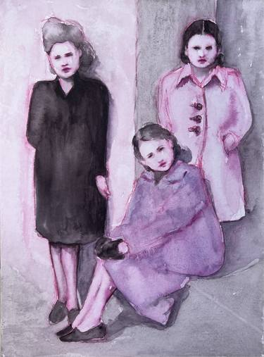 Original Figurative Women Painting by Sylvia Batycka