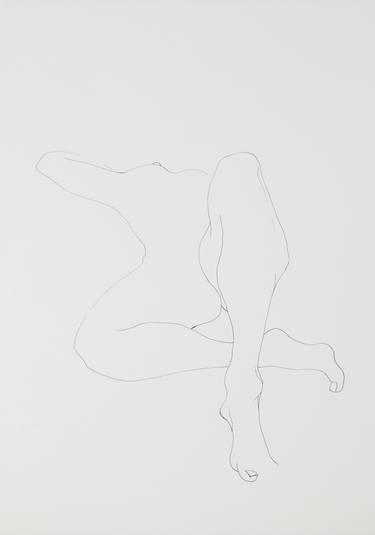 Original Figurative Nude Drawings by Sylvia Batycka