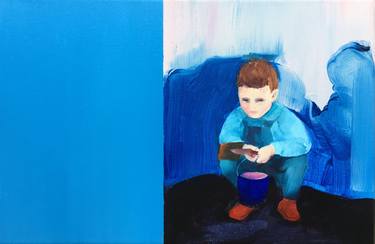 Original Expressionism Children Paintings by Sylvia Batycka