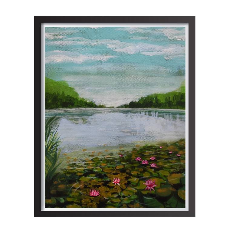 Original Impressionism Landscape Painting by Gökhan Alpgiray