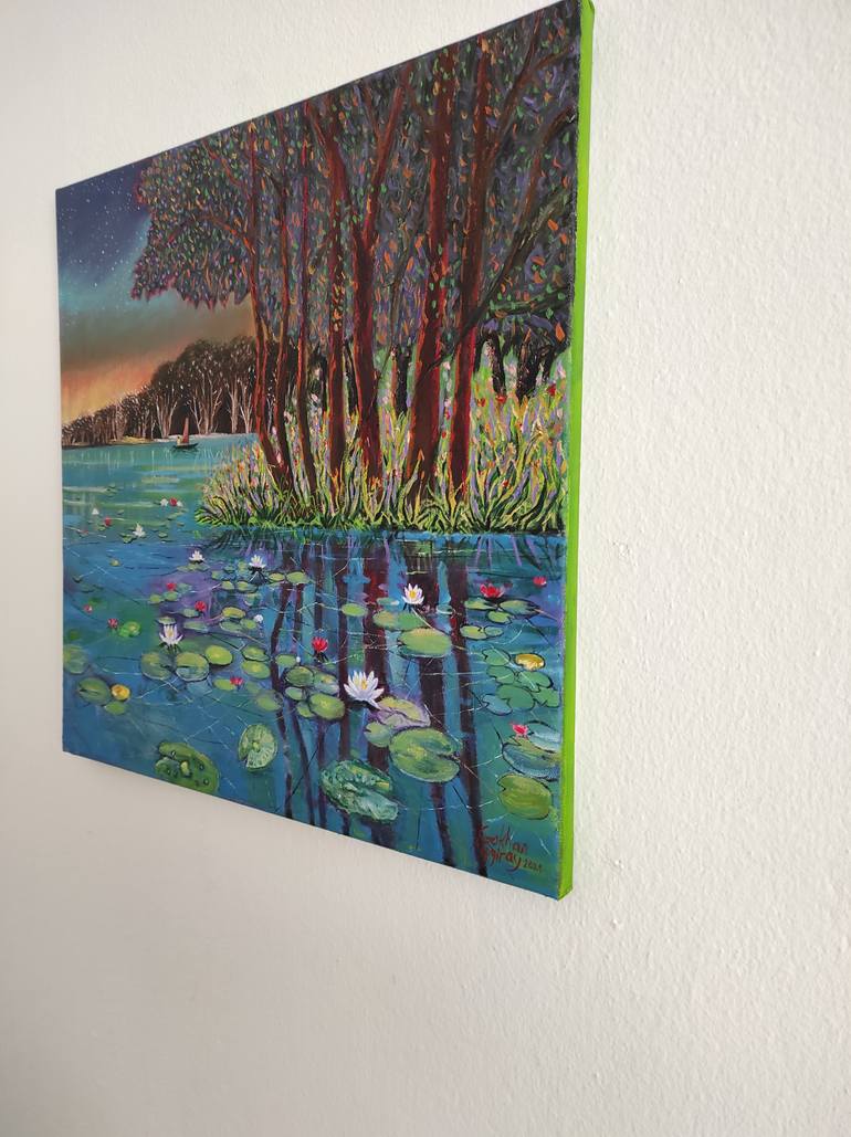 Original Impressionism Landscape Painting by Gökhan Alpgiray