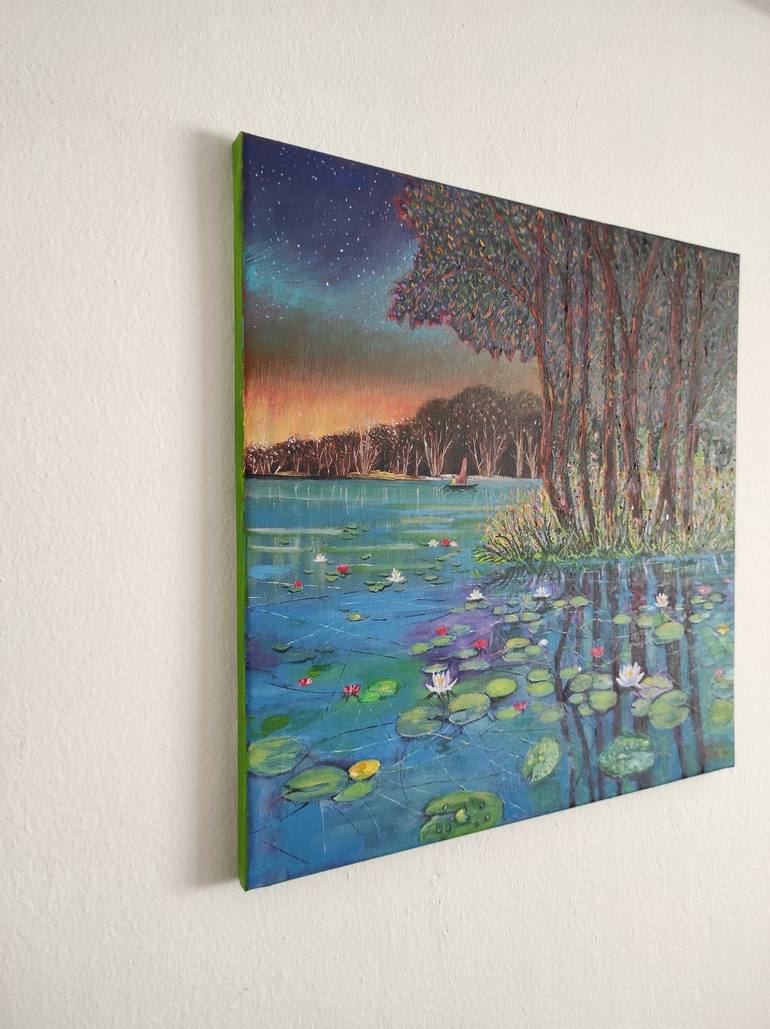 Original Impressionism Landscape Painting by Gökhan Alpgiray