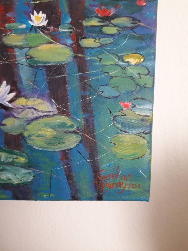 Original Impressionism Landscape Painting by Gökhan Alpgiray