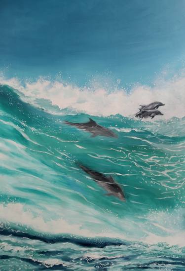 Surfer dolphins thumb