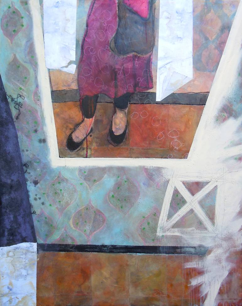 Print of Abstract Expressionism People Paintings by Gloria Keller