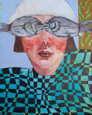 Original Women Paintings by gloria keller