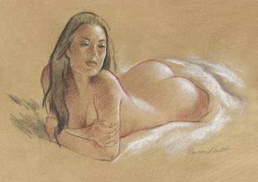 Original Nude Drawing by Raymond Smith