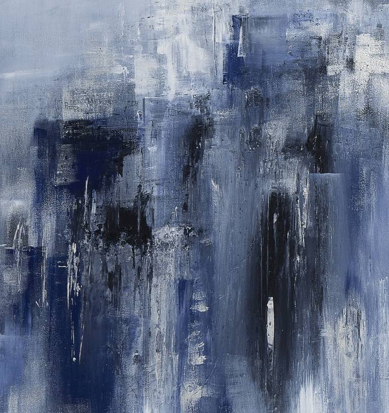 Original Abstract Expressionism Cities Painting by Silvana Di Vora