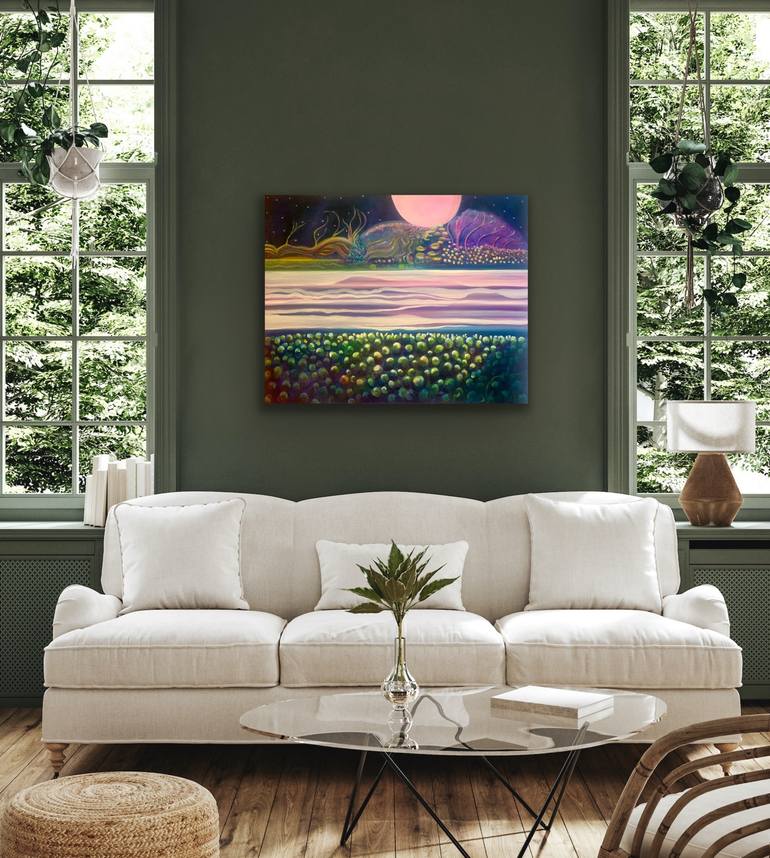 Original Abstract Landscape Painting by Helen Brough