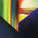 Lightscape- Prussian Blue Striped by Helen Brough