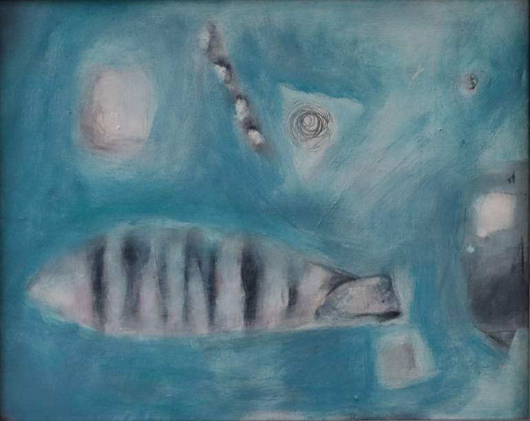 Original Abstract Painting by Julia Oscarson  Abstract Art on Canvas  Haze