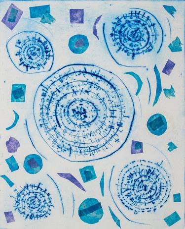 Print of Abstract Printmaking by Anne Marie Lepretre