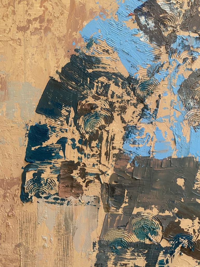 Original Abstract Horse Painting by Nerida Richardson
