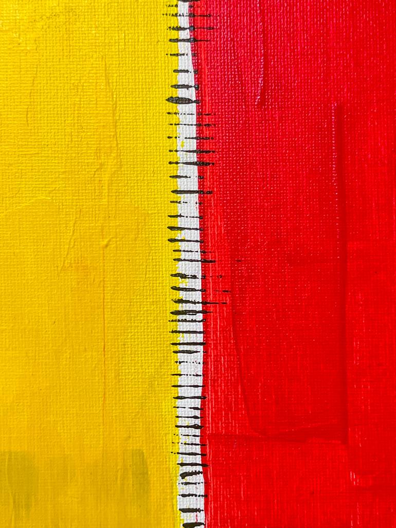 Original Abstract Expressionism Abstract Painting by Nabil Al-Sagheer