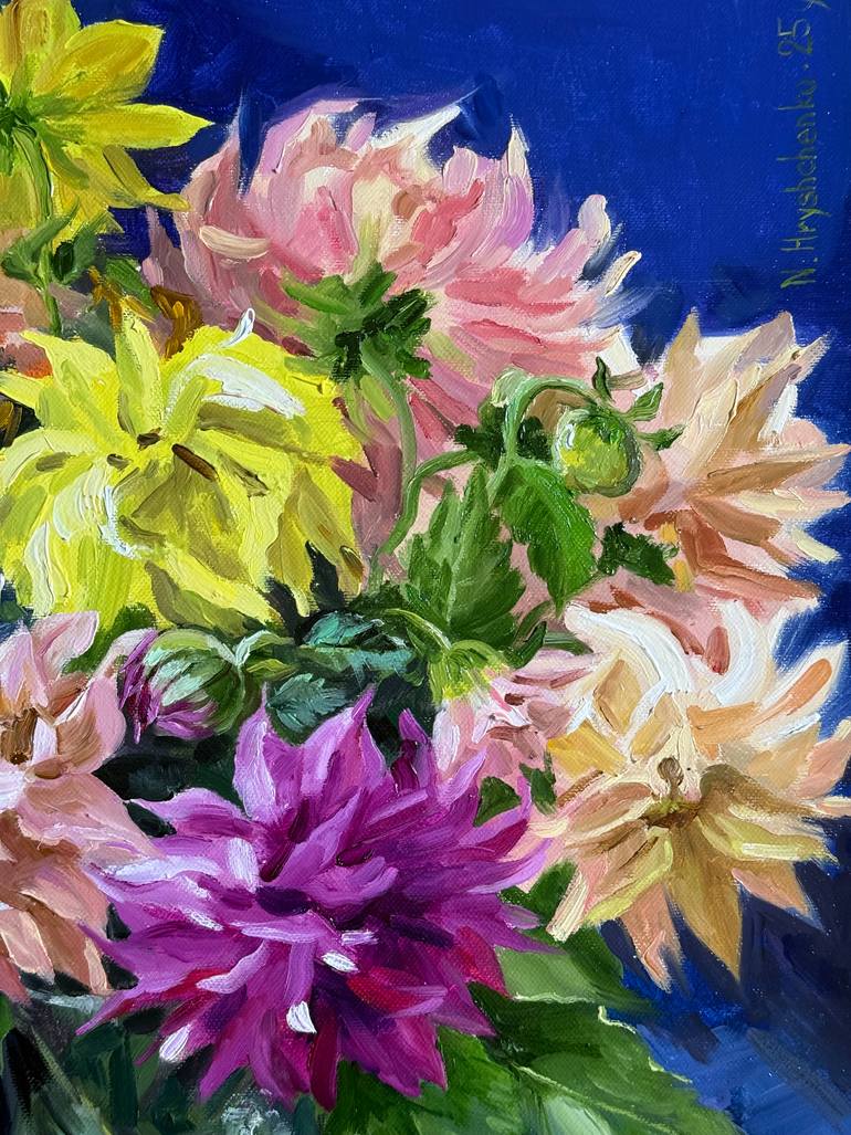 Original Impressionism Still Life Painting by Nataliia Hryshchenko