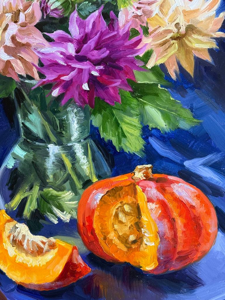 Original Impressionism Still Life Painting by Nataliia Hryshchenko