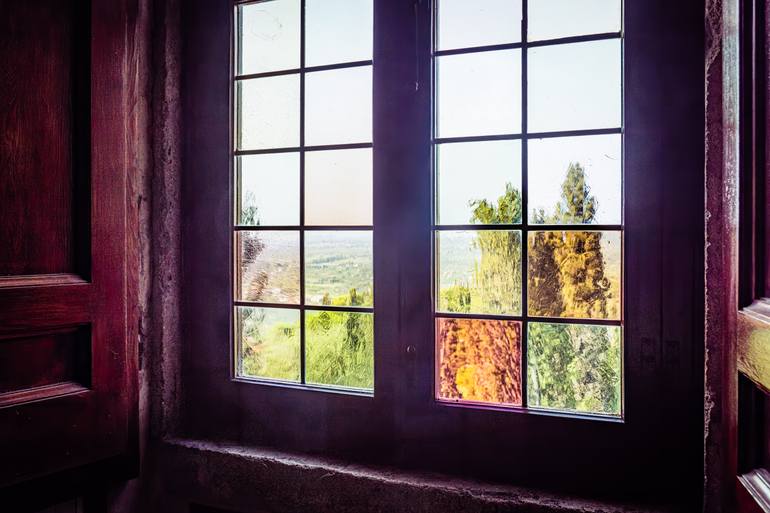 Original Architecture Photography by Robert Niemeier | Contemporary Art on Aluminum Dibond | Windows and Glass, Old Friends
