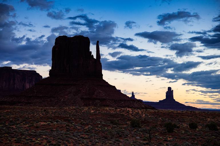 Original Landscape Photography by Robert Niemeier | Contemporary Art on Aluminum | Where the Desert Meets Night