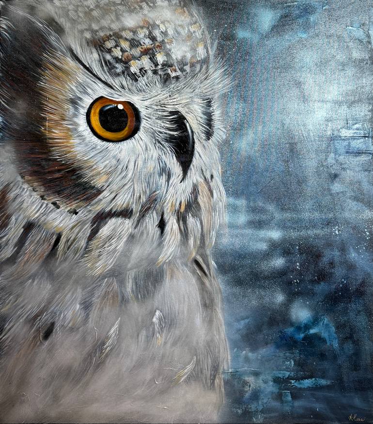 Original Abstract Painting by Ana Maria Ionescu | Abstract Art on Canvas | Keeper Of The Night
