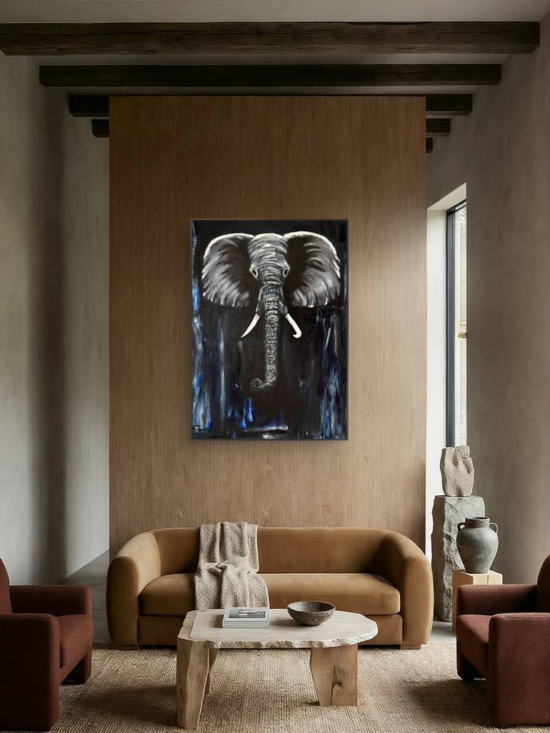 Original Abstract Animal Painting by Ana Maria Ionescu