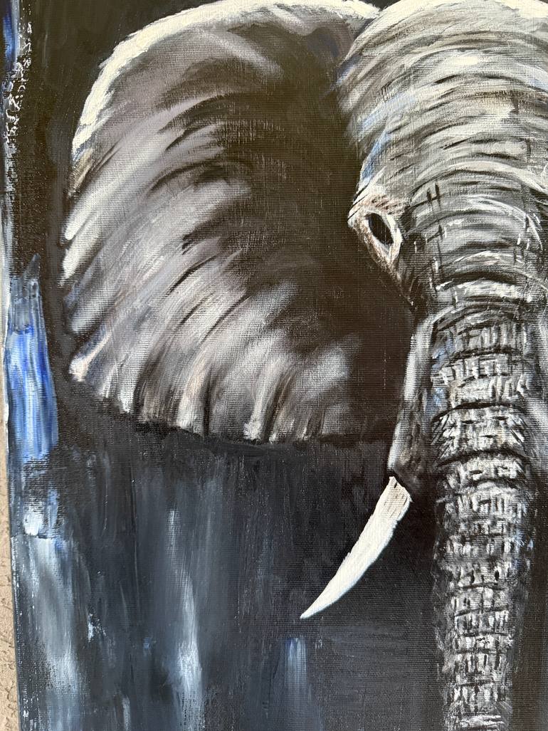 Original Abstract Animal Painting by Ana Maria Ionescu