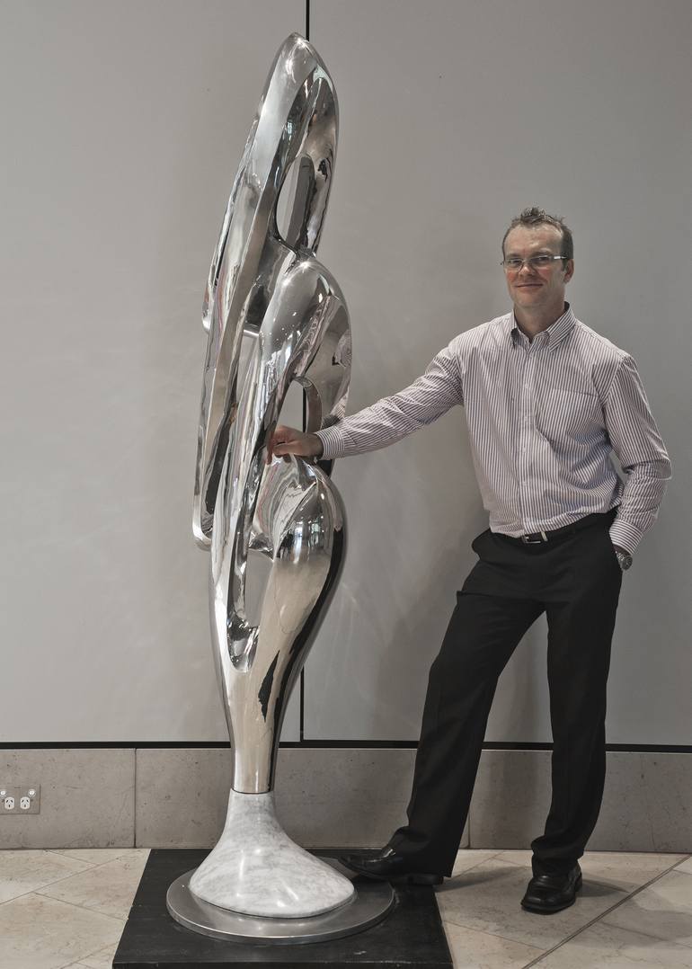 Original Algorithmic Abstract Sculpture by Todd Stuart