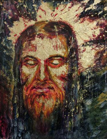 Original Expressionism Religious Paintings by Susana Maxelon