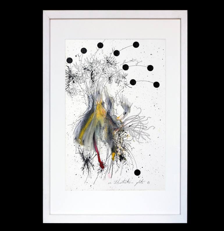 Original Abstract Body Drawing by Matt Collier