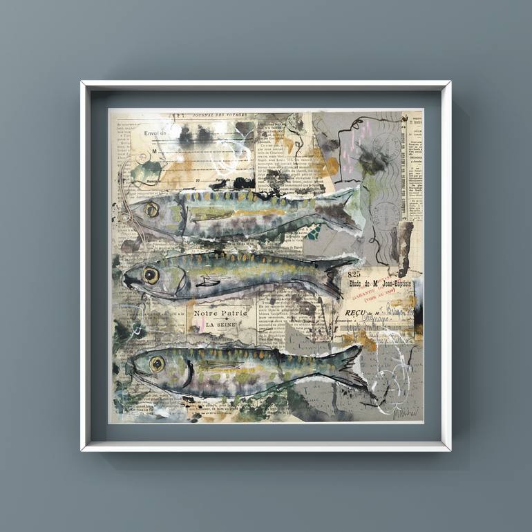Original Abstract Still Life Mixed Media by Matilda Scott-Wilson