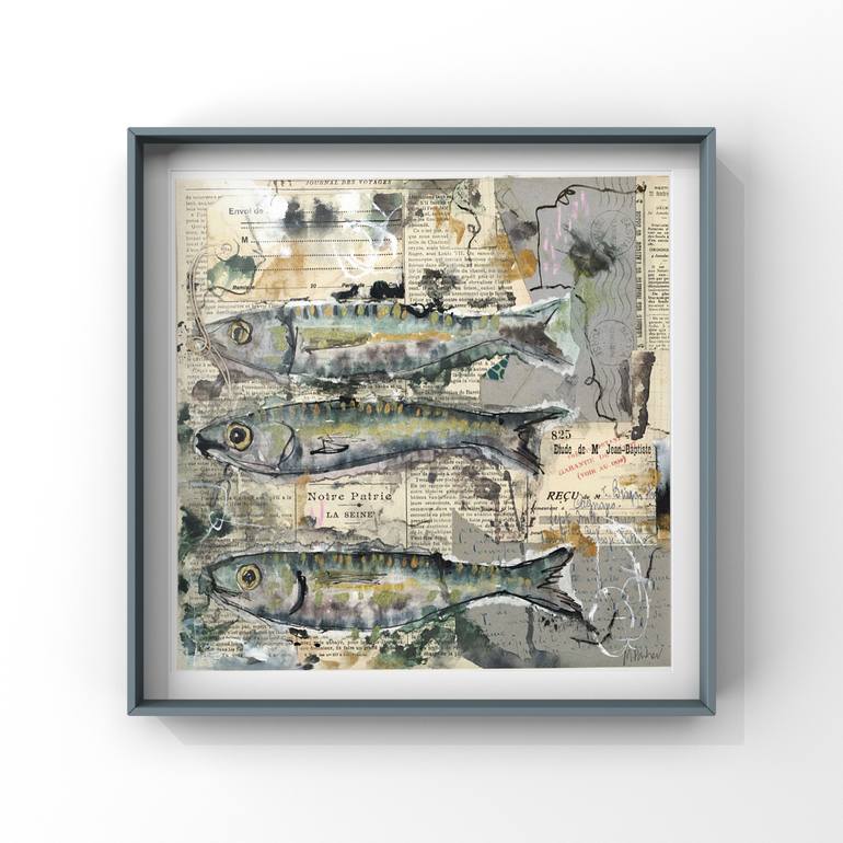 Original Abstract Still Life Mixed Media by Matilda Scott-Wilson