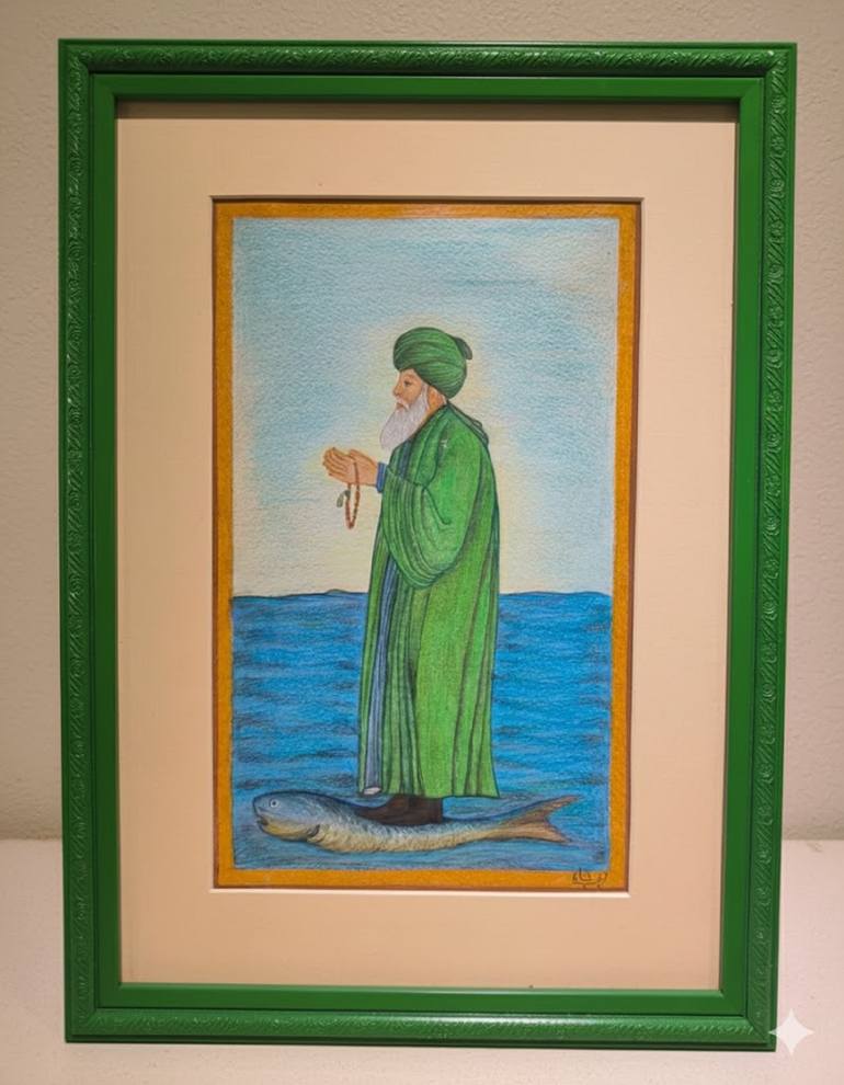 Original Figurative Religion Painting by Zainab Shah