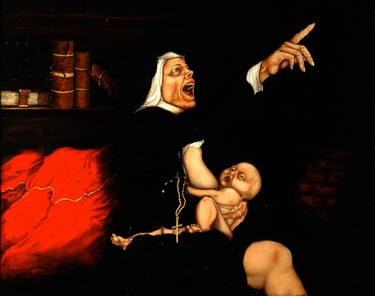 nun with a child thumb