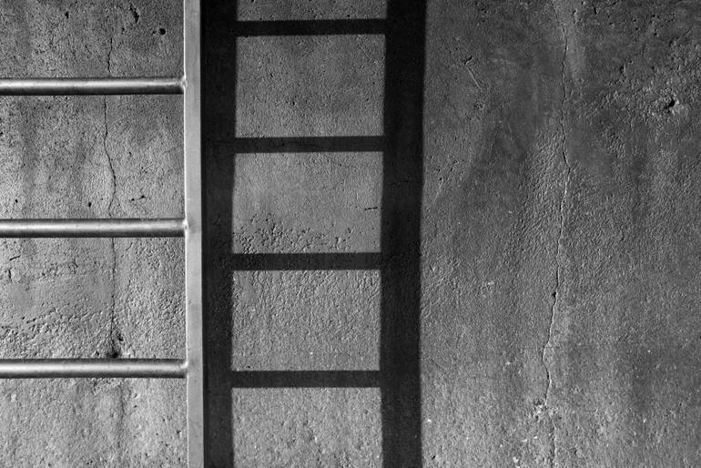 Original Still Life Photography by Kenneth Dolin | Black & White Art on Paper | The Way Up