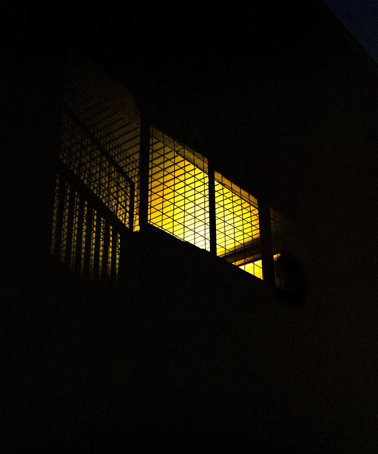 Original Abstract Photography by Hugo Kevelaer | Documentary Art on Paper | Light Behind Bars - Limited edition of 3