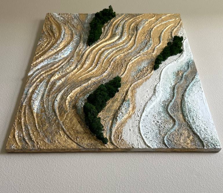 Original Abstract Expressionism Abstract Painting by Liubov Untila