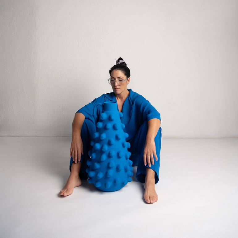 XXL Popcorn Original Sculpture by Liliana Patricia Alves Da Silva