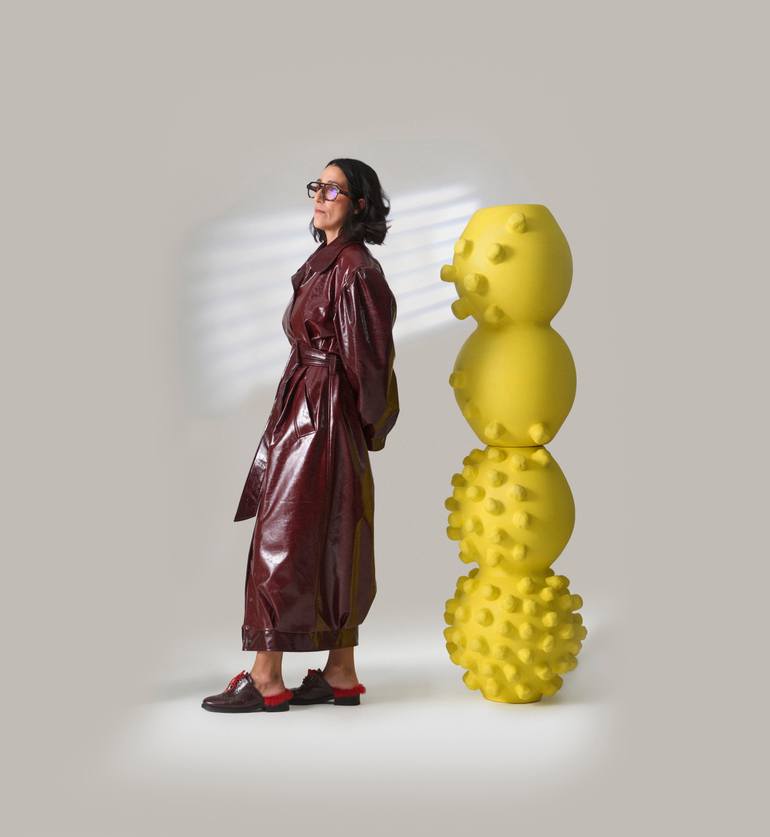 Original Pop Art Abstract Sculpture by Liliana Patricia Alves Da Silva
