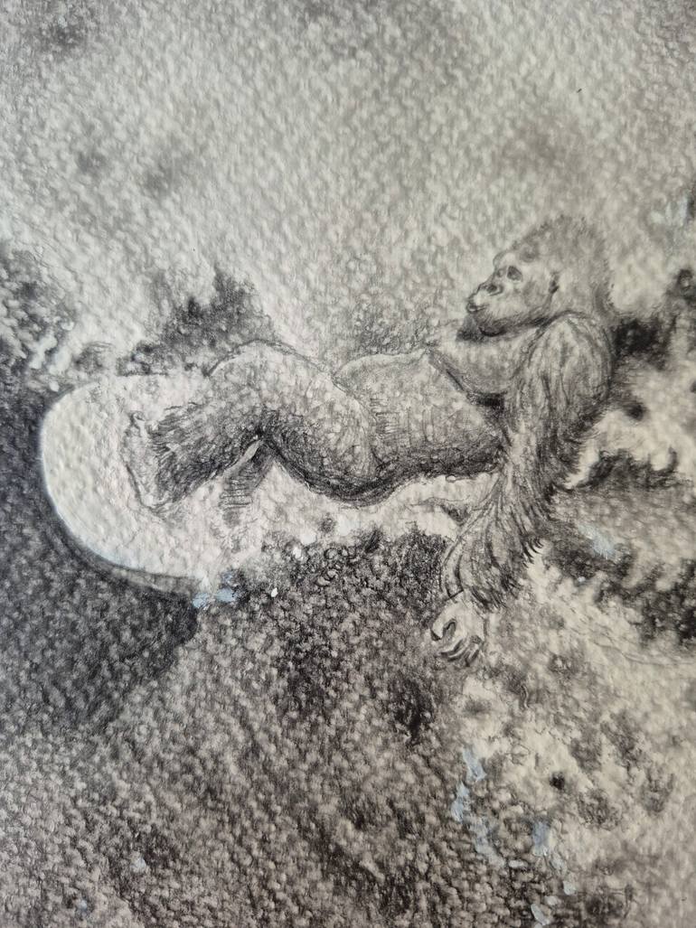 Original Figurative Animal Drawing by Jean-Francois Miaule