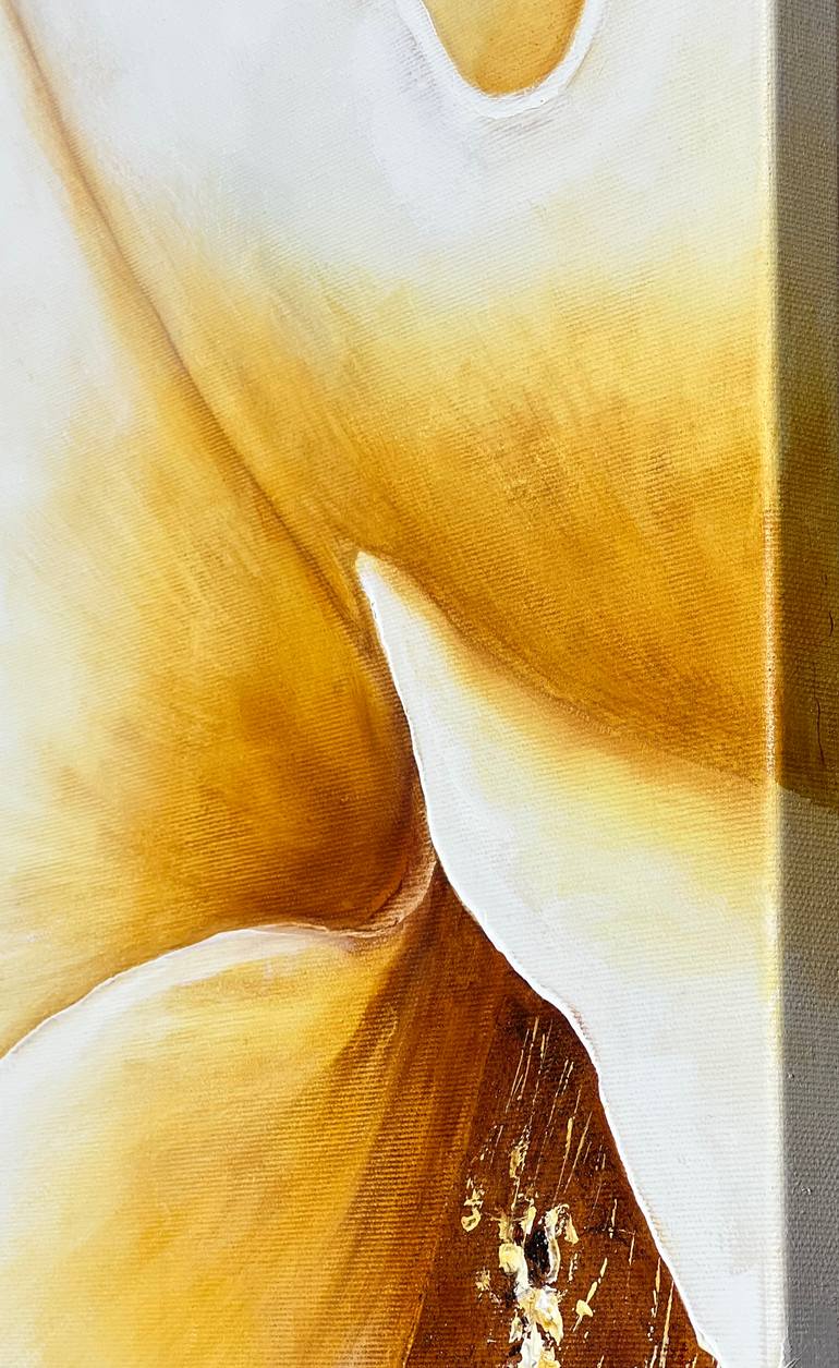 Original Abstract Floral Painting by Zuzana Zachova Art