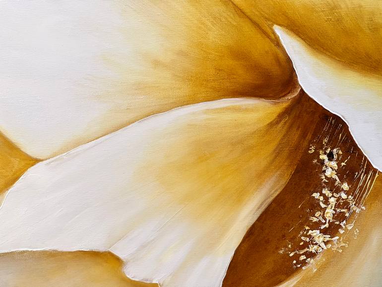 Original Abstract Floral Painting by Zuzana Zachova Art