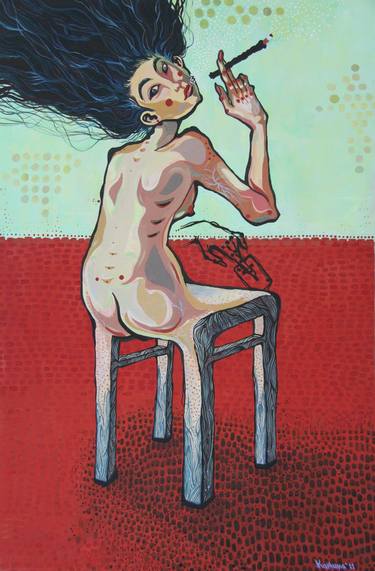 Original Nude Paintings by Julia Bosak