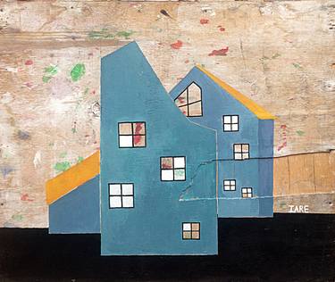 Print of Expressionism Architecture Mixed Media by Ia Re