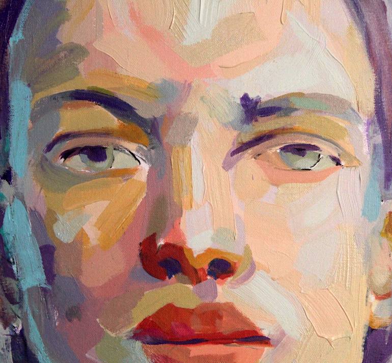 Original Figurative People Painting by Raiber González Hechavarría