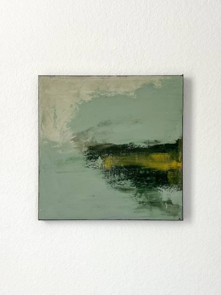 Original Abstract Painting by Livna Project | Abstract Art on Canvas | F A D I N G L I G H T Contemporary Abstract Landscape Painting