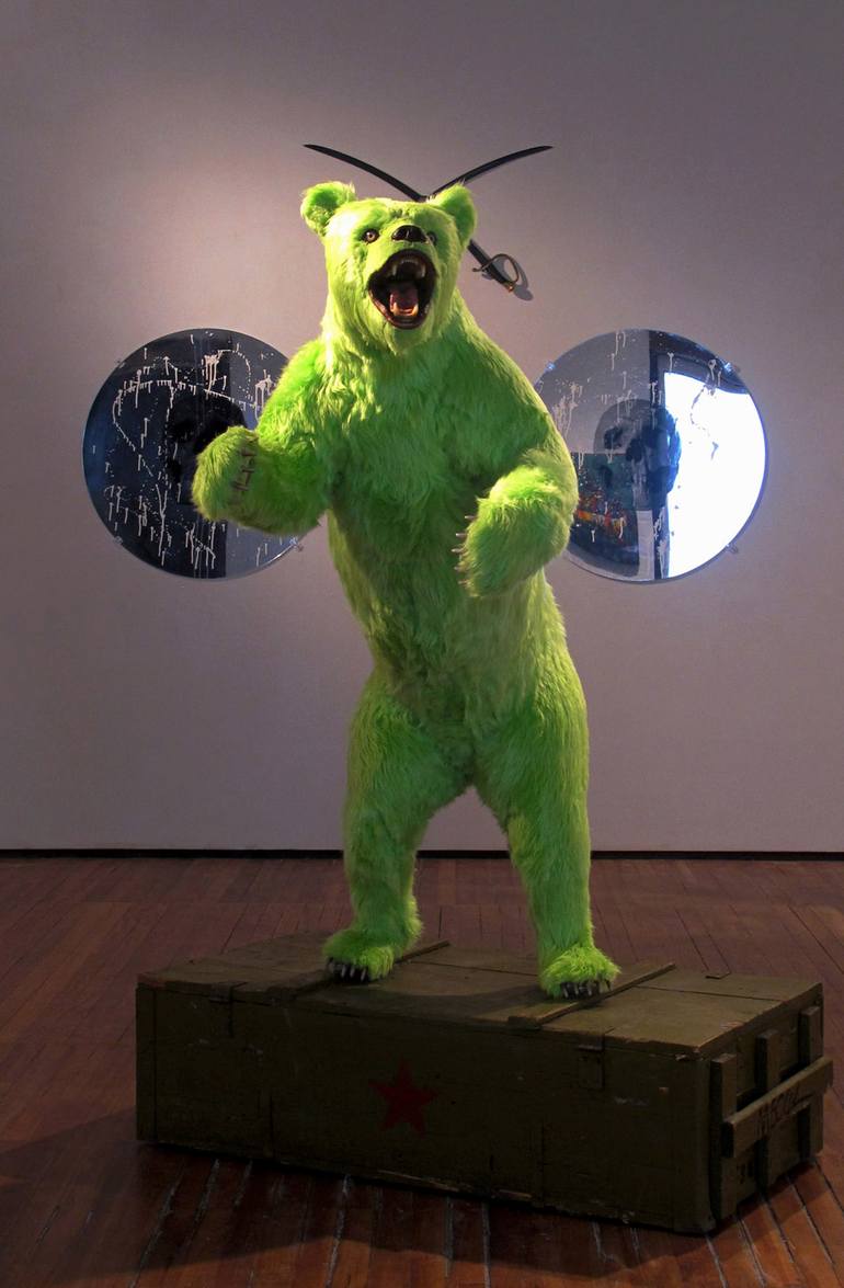 Original Pop Art Animal Sculpture by Matt Enger